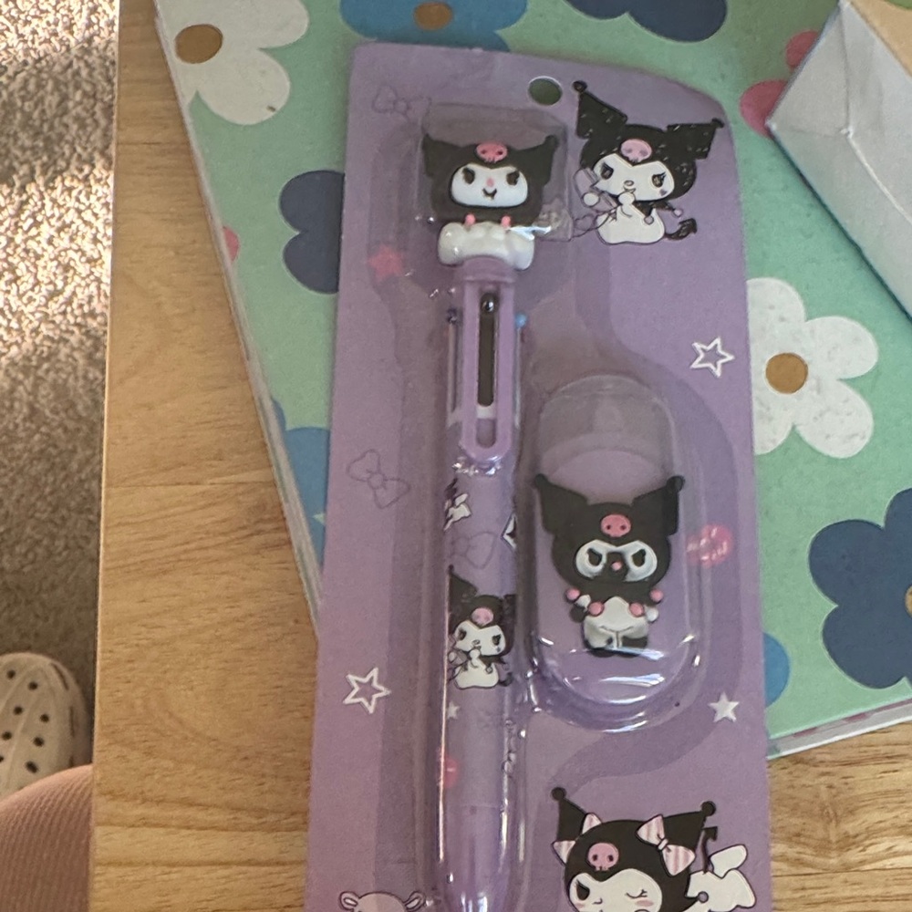 Sanrio Kuromi Purple Pen and wite out Set - Accessories